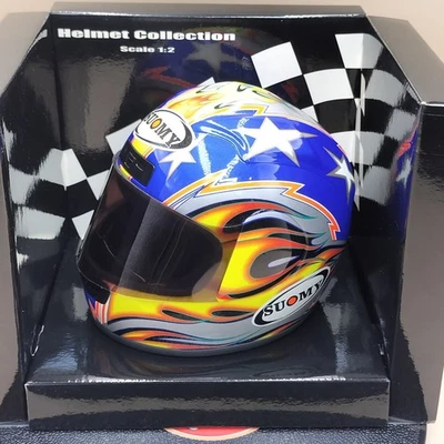 Minichamps 1/2 half Suomy Helmet 2001 Ben Bostrom Laguna Seca 326011295 - Image 1 of 4