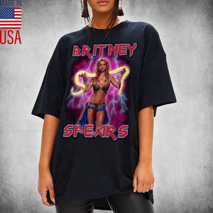 New Hot Britney Spears Rap Vintage T-Shirt Best Gift Trap T-Shirt Tee Man Woman - Imagen 1 de 4