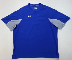 Under Armour Jacke Herren L Blau Kurzarm Käfig Pullover Protect this House - Bild 1 von 8