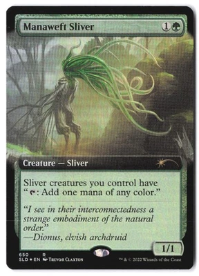 Manaweft Sliver (Extended Art) 650 SLD MTG NM Foil - Image 1 of 2