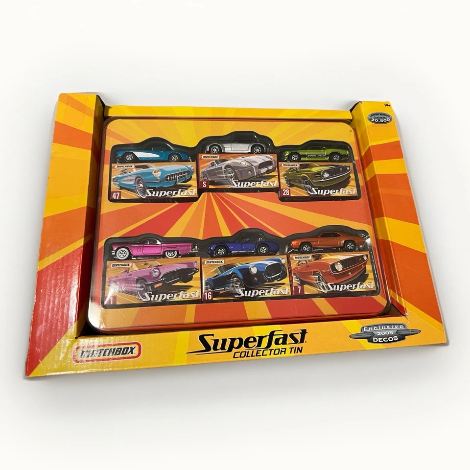 Matchbox 2005 Exclusive Superfast Collector Tin 1 of 20,500 Unopened - Image 1 of 4