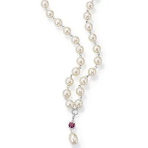 Avon Brilliant Pearlesque Rhinestone Necklace - NEW! - Picture 1 of 7