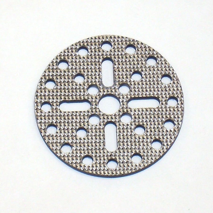 XTREME TRAXXAS REVO SILVER CARBON FIBER BRAKE DISK NITRO RTR TRX MONSTER TRUCK - Image 1 of 1