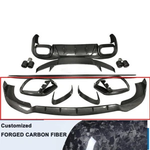 Customize Forged Carbon Fiber Front Lip For AMG GT50 GT53 - Foto 1 di 7