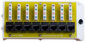 Legrand - Onq Cat 6 Network Interface Module, Wifi Module with 8 Ports, Network - Picture 1 of 7