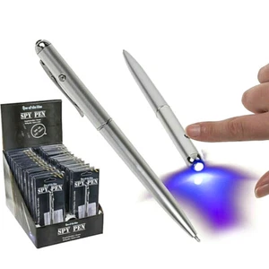 Pluma secreta con tinta invisible y luz UV mensaje secreto mágico niños niños niñas nuevo - Imagen 1 de 12