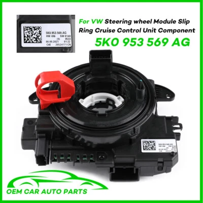 5K0953569AG Steering wheel Module Slip Ring Cruise Control Unit Component For VW - Image 1 of 4