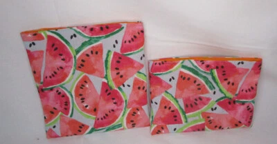 Многоразовый мешок для закусок / мешок для сэндвичей, экологичный, моющийся мешок для лакомств — арбуз - Изображение 1 из 4