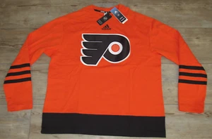 Adidas Philadelphia Flyers Pullover Sweater Rundhalsausschnitt Trikot $ 120 Herren Large - Bild 1 von 3