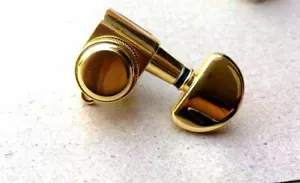 Korean Locking Guitar Tuner 3x3 Tuning Machine GOLD for Les Paul SG 3+3 Guitar - Picture 1 of 6