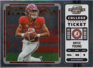 Bryce Young 2023 Panini Chronicles Draft Contenders Optic RC #1 SILVER PARALLEL - Bild 1 von 1