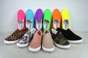 NUOVE scarpe da ginnastica piatte casual classiche da donna taglia 5-10 - Foto 1 di 42