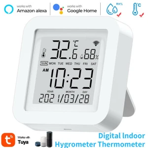 WiFi Smart Temperature Humidity Sensor Meter Hygrometer Thermometer Monitor O1O4 - Picture 1 of 13