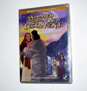 NEW SEALED Animated Stories From The New Testament "Lazarus Lives" DVD 2005 NEST - Foto 1 di 3