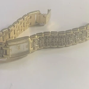 Ladies Elgin Quartz Watch Diamond For Parts/repair - Picture 1 of 17