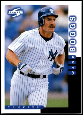1998 Score   #221 Wade Boggs FREE SHIPPING! - Image 1 of 2