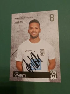 SSV Ulm , A. Viventi ,18/19,Autogrammkarte, Fussball - Picture 1 of 1