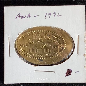 Ficha Clearwater alargada Orlando 1992 101 aniversario convención ANA PC296 - Imagen 1 de 4