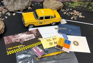 Imperfect 1:24 Diecast Franklin Mint NEW YORK CHECKER CAB w/ COA+ No Box (#2) - Picture 1 of 23