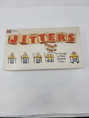 JITTERS WORD GAME VINTAGE 1986 BOARD GAME MILTON BRADLEY COMPLETE - Image 1 of 4
