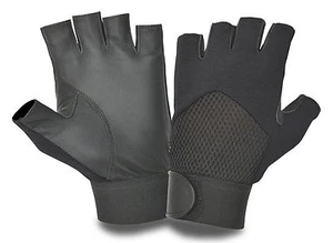 Leder Fingerlose Outdoor Radfahren Gehen Fahren Qualität Mode Handschuhe - Bild 1 von 3