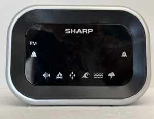 Sharp LED Digital Alarm Clock Black Case SPC242A - Picture 1 of 7