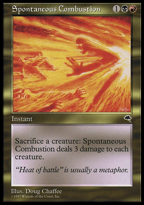 Magic the Gathering MTG Spontaneous Combustion (273) Tempest   LP - Image 1 of 1
