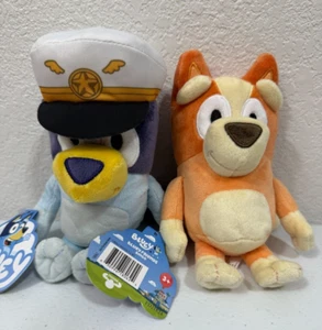 Bluey Friends- Captain Bluey and Standard Bingo Bundle Stuffed Toys - Picture 1 of 1