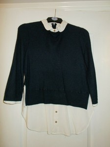 Mock Shirt Jumper in Women's Jumpers 