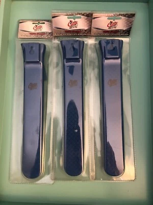 NEW    3  Cuda Fisherman's Knife Sheaths   Measures 11 3/8"  Ultralight blue - Image 1 of 3