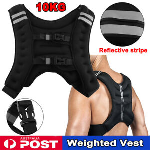 Weight Weighted Vest Adjustable Strength Training Gym Fitness Running