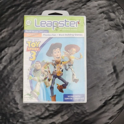 LeapFrog Leapster Toy Story 3 Sealed Leapster2 Reading Math Phonics Pre-K - Image 1 of 4