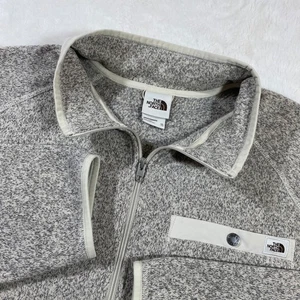 Suéter Pullover The North Face Gordon Lyons Para Hombres XXL Gris 1/4 Cremallera Bolsillo a Presión - Imagen 1 de 11