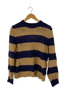 GUCCI Knit & Sweater Frilled GG (thick) S Wool Multicolor Border 645293 Used - Picture 1 of 7