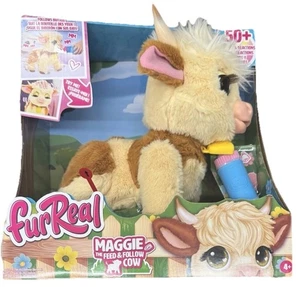Peluche interactivo FurReal Friends Maggie the Feed & Follow Cow 50+ sonidos NUEVO 🎄 - Imagen 1 de 6