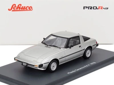 MODELLINO AUTO STATICO SCHUCO MAZDA SAVANNA RX-7 1978-85 SILVER SCALA 1:43 - Immagine 1 di 4