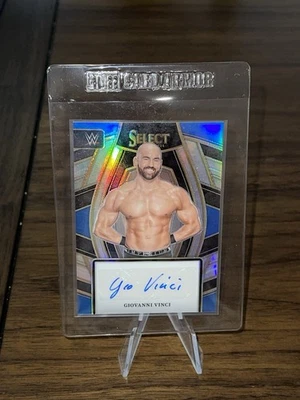 2024 Panini Select WWE Giovanni Vinci Signature Selections #SL-GVI Smackdown - Image 1 of 4
