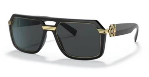 Versace VE4399 Black/Dark Grey Sunglasses - Picture 1 of 10