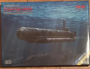 Submarino enano alemán ICM U-barco tipo "Morch" modelo plástico 1/72 artículo raro - Imagen 1 de 1