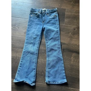 Levis 726 Flare Jeans Girls Denim Blue Bootcut Kids Size 6X - Picture 1 of 4