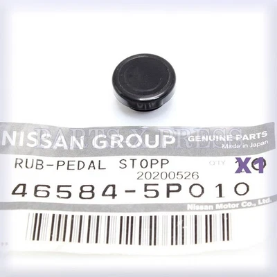 GENUINE OEM NISSAN ALTIMA  INFINITI BRAKE PEDAL STOPPER BLACK RUBBER 46584-5P010 - Image 1 of 4