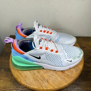 Nike Air Max 270 Laufschuhe weiß schwarz orange DX2347-100 Herren Größe 11,5 - Bild 1 von 9