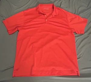 Nike Golf Dri-Fit Herren Large Rot Kurzarm Polo Golfshirt - Bild 1 von 6