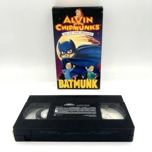 Alvin and the Chipmunks Go To The Movies - BATMUNK VHS - Tested, Works Great - Picture 1 of 9