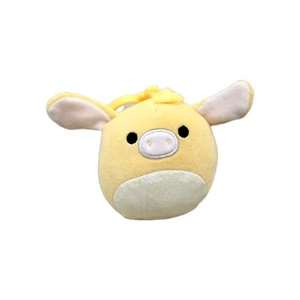 Squishmallows 3" GAVYN The Donkey Yellow Bag Clip Plush NWT - Picture 1 of 7