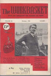 The Workbasket Knit/Crochet/Tatting and Craft Magazine Oct 1954 - Picture 1 of 1