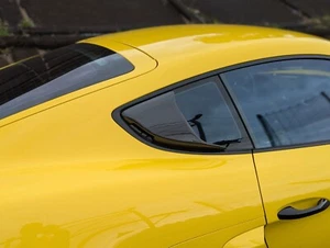 Fit for 17-24 982 718 Cayman Rear Quarter Window Cover Louver Scoop Vent Carbon - Picture 1 of 8