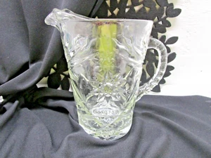 Jarra de 54 OZ precortada transparente por ANCHOR HOCKING estrella de David - Imagen 1 de 4