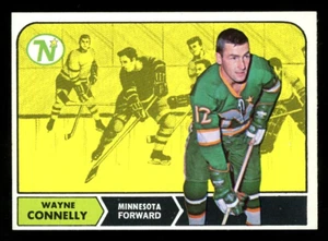 1968-69 TOPPS HOCKEY NHL #50 Wayne Connelly NM-MT MINNESTA NORTH STARS WILD Card - Picture 1 of 2