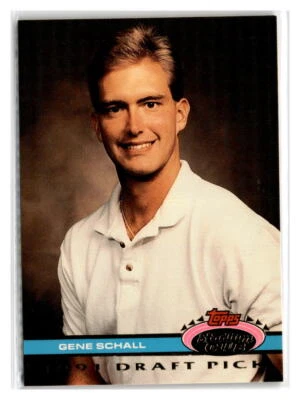 1992 Stadium Club Dome #165 Gene Schall - Image 1 of 2